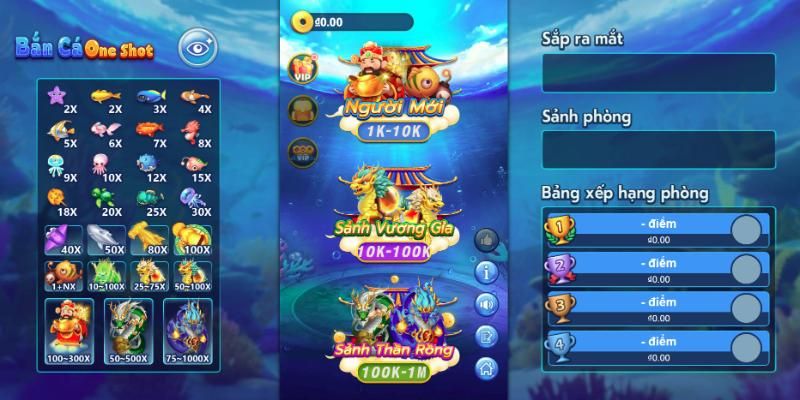 CQ9 Fishing - Hướng dẫn cách chơi game bắn cá Oneshot 4 4 bước đơn giản để trải nghiệm bắn cá Oneshot tại CQ9 Fishing
